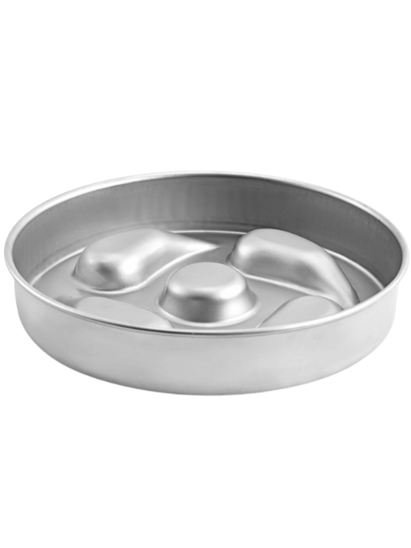 Stainless Steel Slow Feeder Dog Bowl